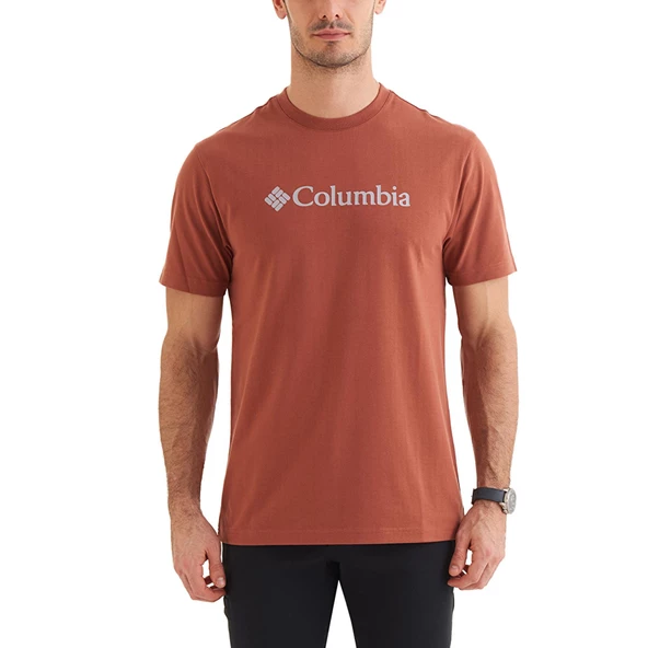 Columbia Cs0287 Csc M Basic Big Logo Brushed Ss Tee Erkek T-Shirt ürün görseli 1