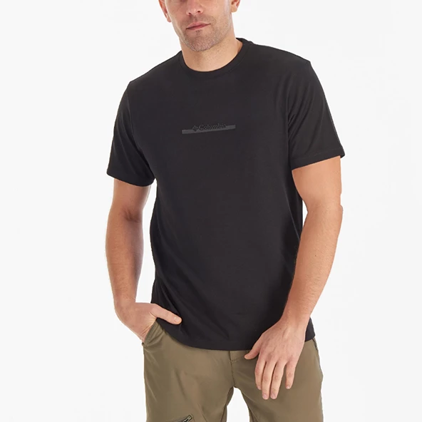 Columbia Cs0121 Csc M Bar Split Graphic Ss Tee Erkek T-Shirt - 5