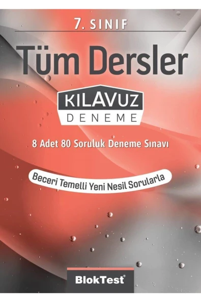 Bloktest 7.Sınıf Tüm Dersler Kılavuz Deneme