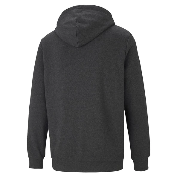 Puma ESS Big Logo Hoodie TR Dark Gray Heather Erkek Sweatshirt - 2