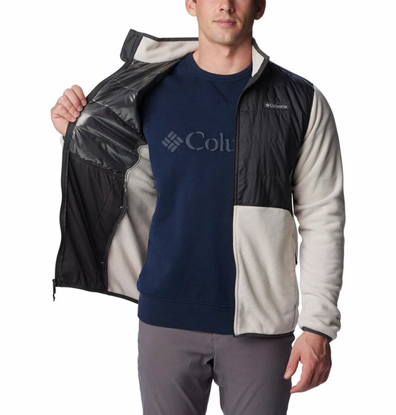 Columbia Ae0241 Basin Butte Fleece Full Zip Erkek Polar - 4