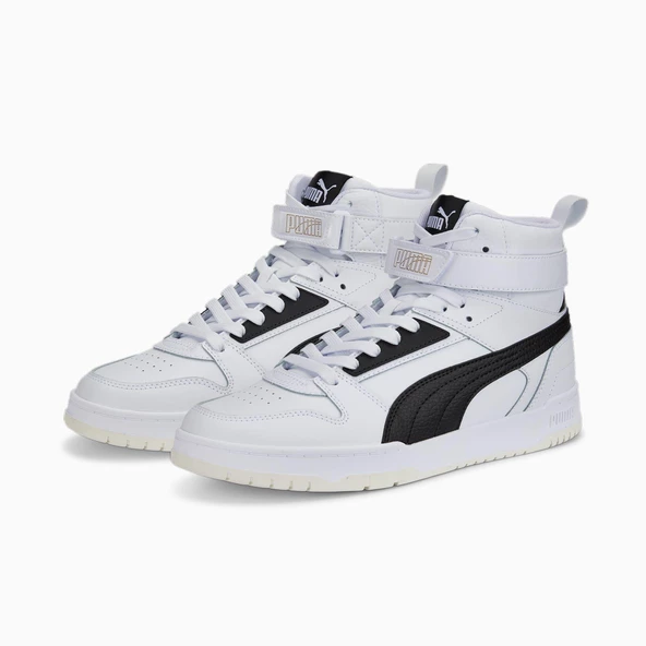Puma RBD Game Puma White-Puma Black-Puma Team Erkek Spor Ayakkabı - 2