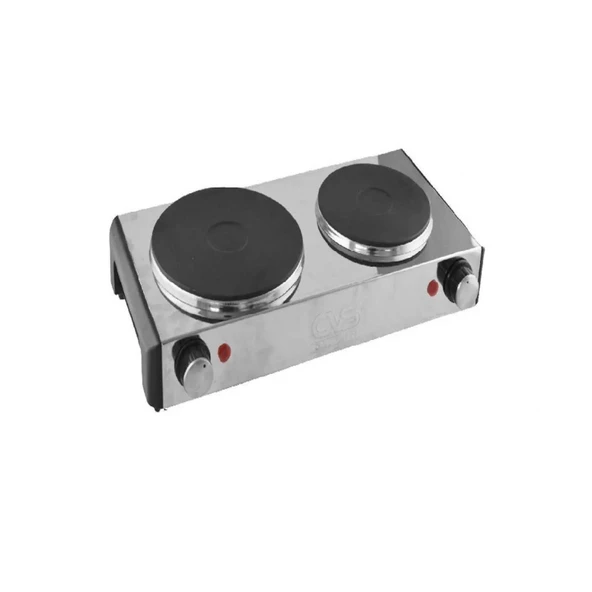 Cvs DN 203 Set Üstü Elektrikli İkili pleyt  Ocak - Silver - 2