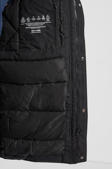 Only & Sons Onsimmanuel Functional Parka Ess Otw Erkek Mont - 5