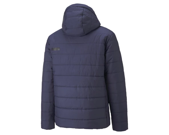 Puma ESS Hooded Padded Jacket Peacoat Erkek Mont - Resim 7