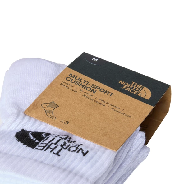 The North Face Multi Sport Cush Quarter Sock 3P Unisex Çorap - 3