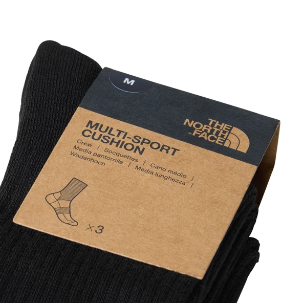 The North Face Multi Sport Cush Crew Sock 3P Unisex Çorap - 3