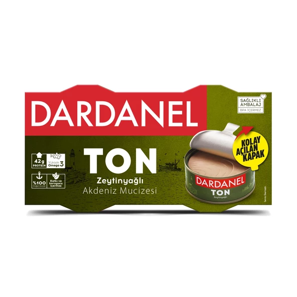 Dardanel Zeytinyağlı Ton Balığı 2 x 140 gr