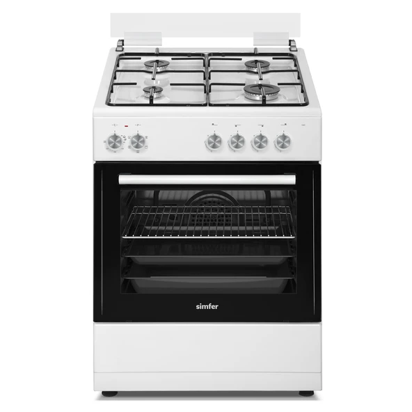 Simfer 1241 6 Fonksiyon 4G Beyaz Elektro Turbo Fırın - 3