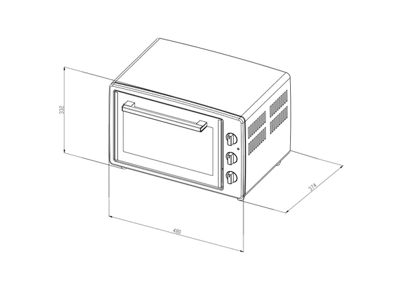 Simfer 3420 Beyaz 34 Litre Statik Midi/Mini Fırın - 4