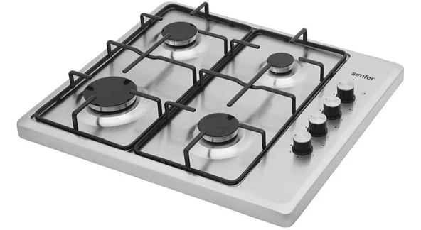 Simfer 3019 Bizote 4 Gözlü Gazlı Inox Set Üstü Ocak ürün görseli