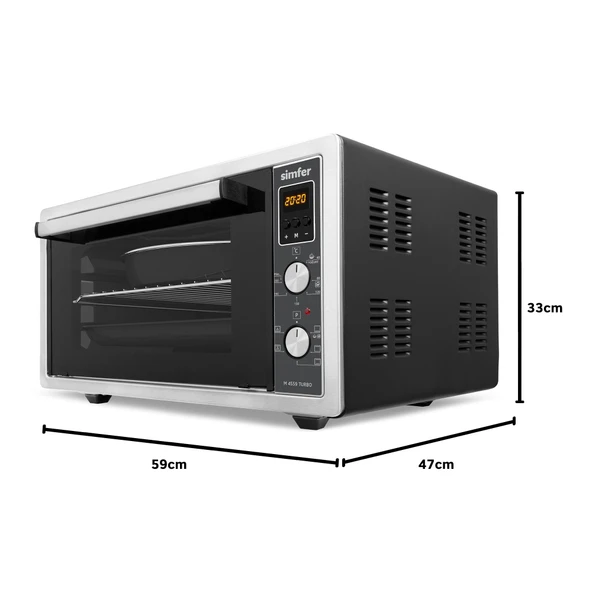 Simfer 4559 İnox 45 Litre Turbo Midi/Mini Fırın - 12