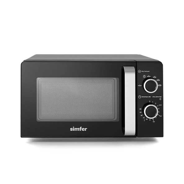 Simfer SK 4603 W Siyah 20 Litre Mekanik Mikrodalga Fırın ürün görseli 1