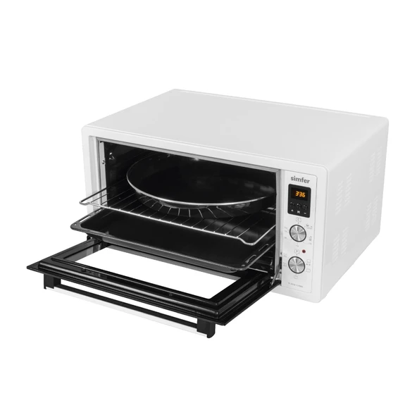 Simfer 4558 Beyaz 45 Litre Turbo Midi Fırın - 3