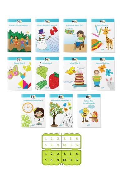 Bee Smart Görsel ve İşitsel Dikkat Seti 7-8 Yaş - 2