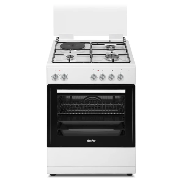 Simfer 1242 6 Fonksiyon 3g + 1e  Beyaz Elektro Turbo Fırın ürün görseli