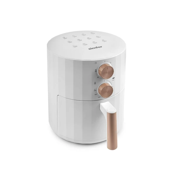 Simfer SK-6706 Air Fry Silent Pro Beyaz 5,5L Mekanik - Resim 4