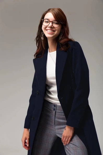 Tam Boy Kaşe Kaşmir Kaban - Resim 3