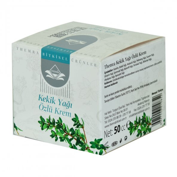 Themra Kekik Yağı Özlü Krem 50 cc - 3