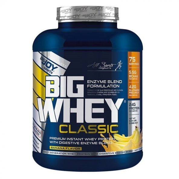BigJoy Big Whey Classic Whey Protein 2376 Gr Muzlu + HEDİYELİ