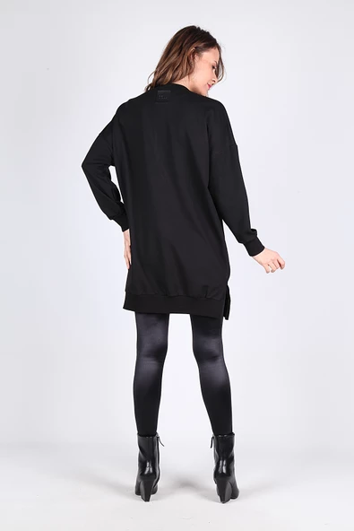 Nisanca Kadın Uzun Sweatshirt Tesettür Tunik - 5