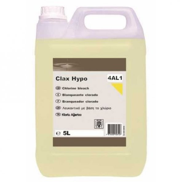 Diversey Clax Hypo 4AL1 Klorlu Sıvı Ağartıcı 5 L