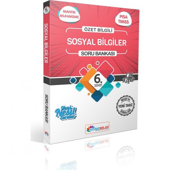 KÖŞEBİLGİ 6.SINIF SOSYAL BİLGİLER K.Ö.S.B.