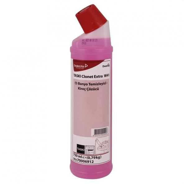 Diversey Taski Clonet Extra W41 Banyo Temizleyici Ve Kireç Çözücü 6 x 750 ML
