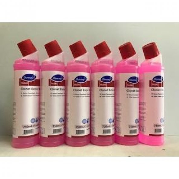 Diversey Taski Clonet Extra W41 Banyo Temizleyici Ve Kireç Çözücü 6 x 750 ML - Resim 3