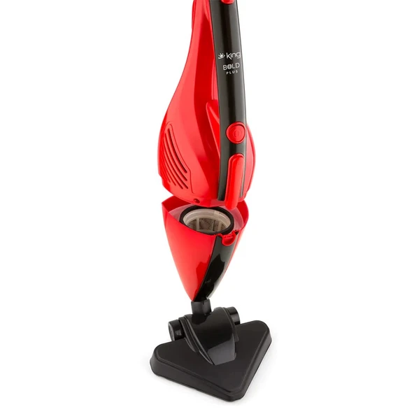 King K-368P Bold Dik Elektrikli Süpürge Kırmızı - 3