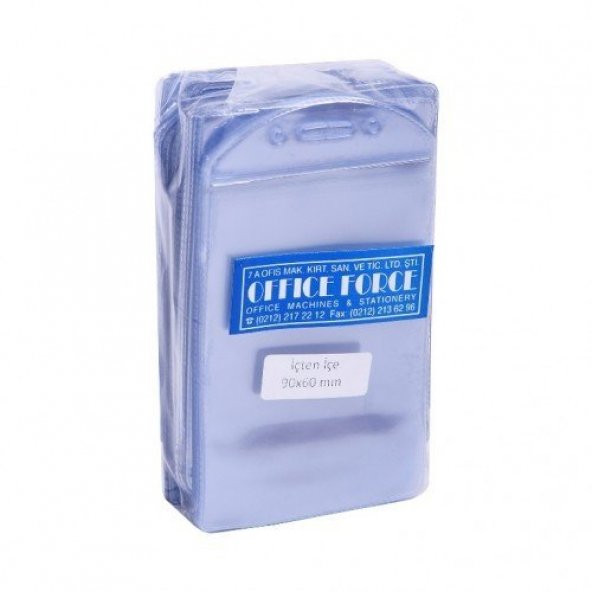 Office Force 54x86 mm Dikey Standart Kart Poşeti - 3