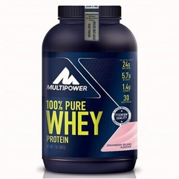 Multipower 100 Pure Whey Protein 900 Gr Çilekli  Sürpriz Hediyeler