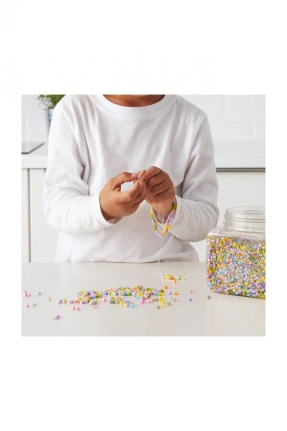IKEA Pyssla Boncuk Seti - Takı Boncuğu - Pastel Renkler - 2