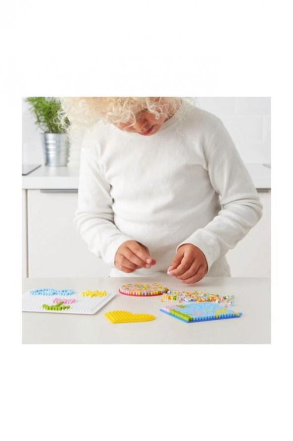 IKEA Pyssla Boncuk Seti - Takı Boncuğu - Pastel Renkler - 3