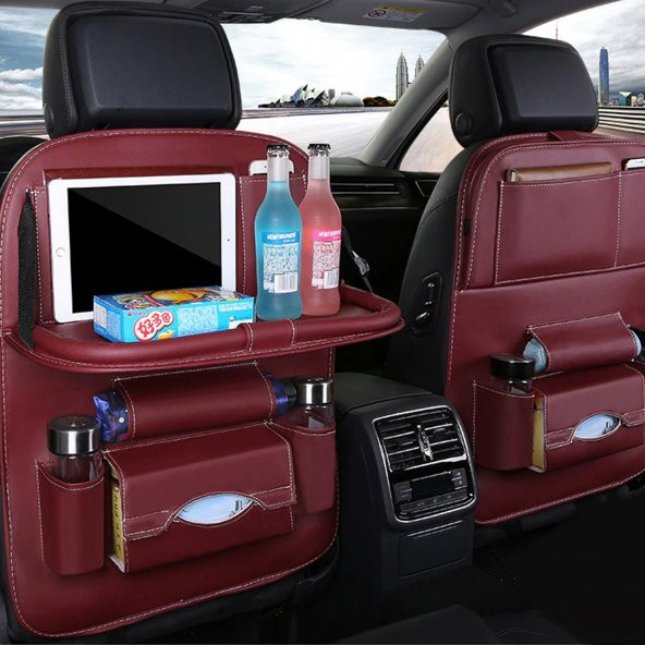 Masalı Deri Organizer Car Sitbag - 3