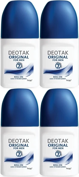 Deotak Roll-On 35ML Original (Formen/Erkek) (4 Lü Set)