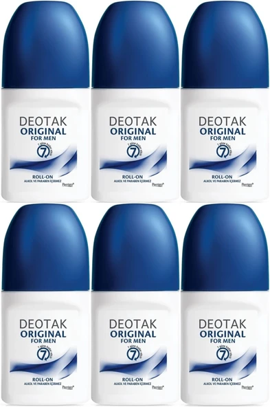 Deotak Roll-On 35ML Original (Formen/Erkek) (6 Lı Set)