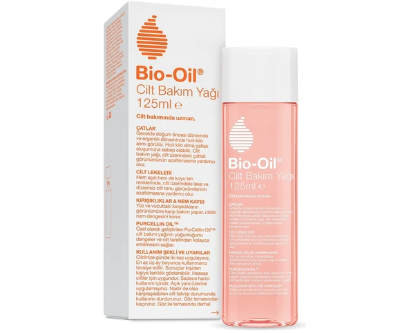 Bio-Oil Çatlak Oluşumunu Önleyici Cilt Bakım Yağı 125ML (Yeni Formül)
