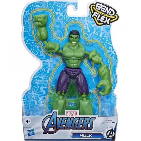 Hasbro Avengers Bendy Figüres  Hulk 7871 - 2