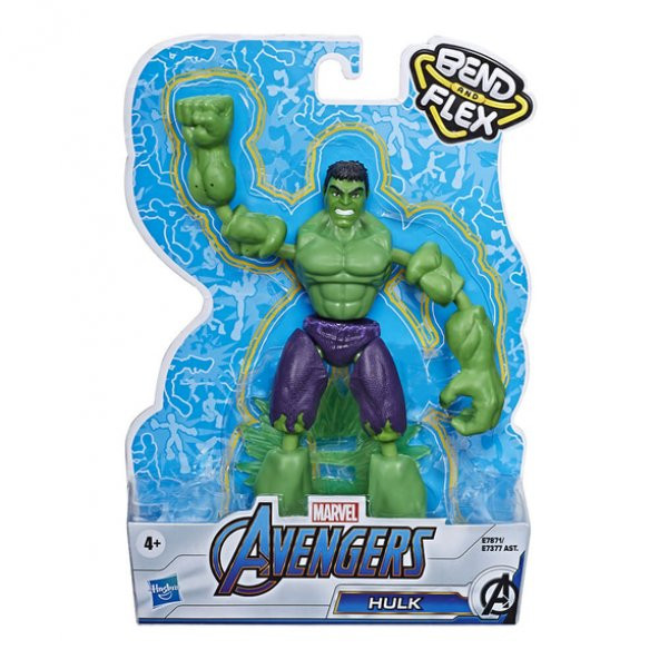 Hasbro Avengers Bendy Figüres  Hulk 7871 - 3