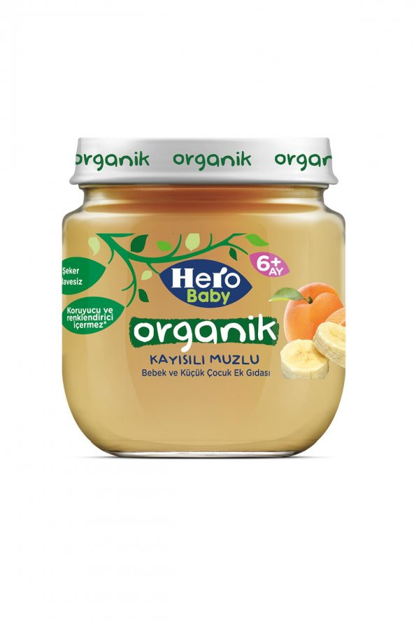 Hero Baby Organik ve Prebiyotikli Meyveli Kavanoz Mama Paketi - 6