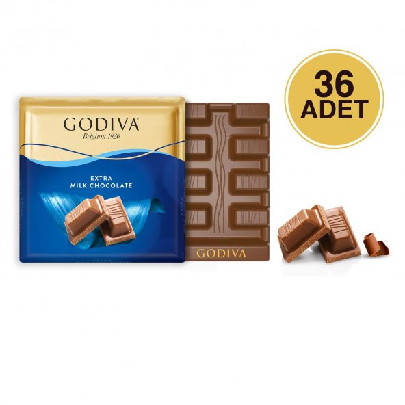 Godiva Bol Sütlü Kare Çikolata 36 Adet