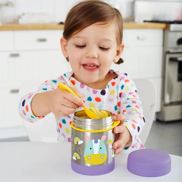 Skip Hop Zoo Paslanmaz Çelik Termos 325 ml Unicorn - Resim 3