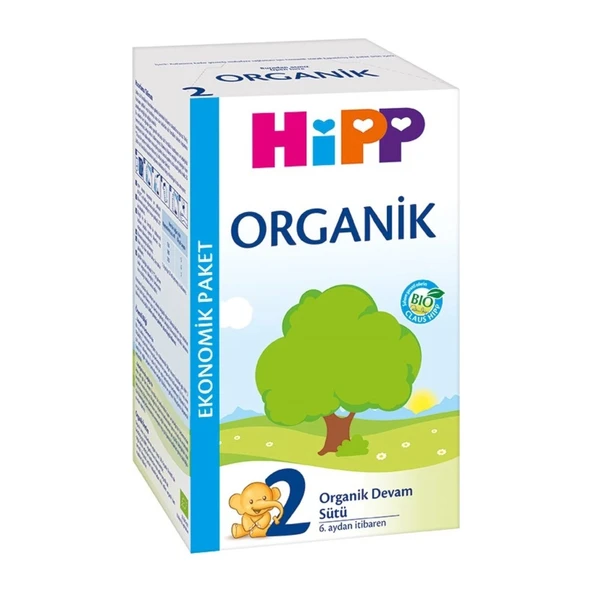 Hipp 2 Organik Devam Sütü 600 Gr ürün görseli