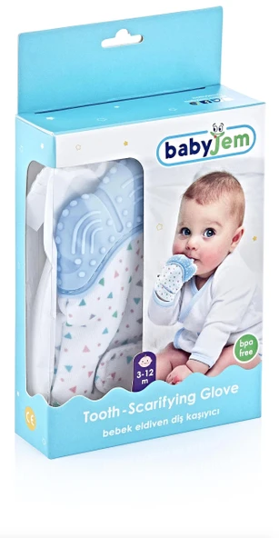 BabyJem Diş Kaşıyıcı Eldiven 526 Mavi - 3