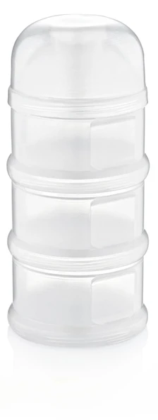 BabyJem Katlı Toz Mama Kabı 545 Beyaz ürün görseli 1