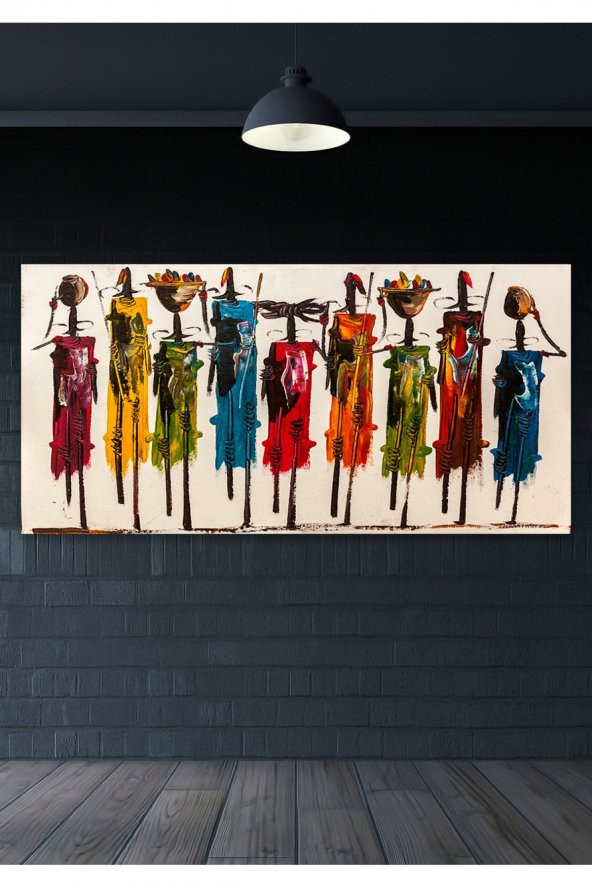 Totemler Duvar Kanvas Tablo 70X100 CM-7