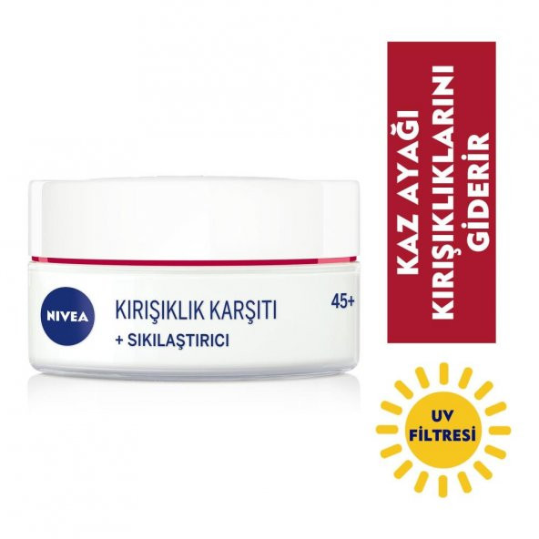 Nivea Kırışıklık Karşıtı + Sıkılaştırıcı 45+ Yaşa Özel Yüz Bakım Kremi 50 Ml - 2