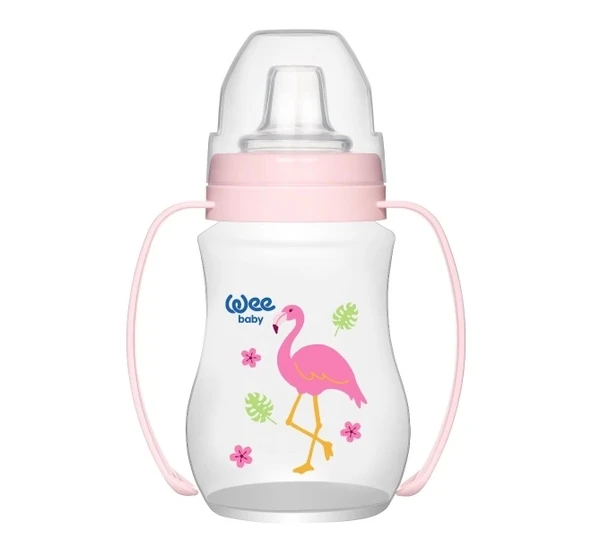 Wee Baby Akıtmaz Kulplu PP Antikolik Bardak 250ml 754 - 4