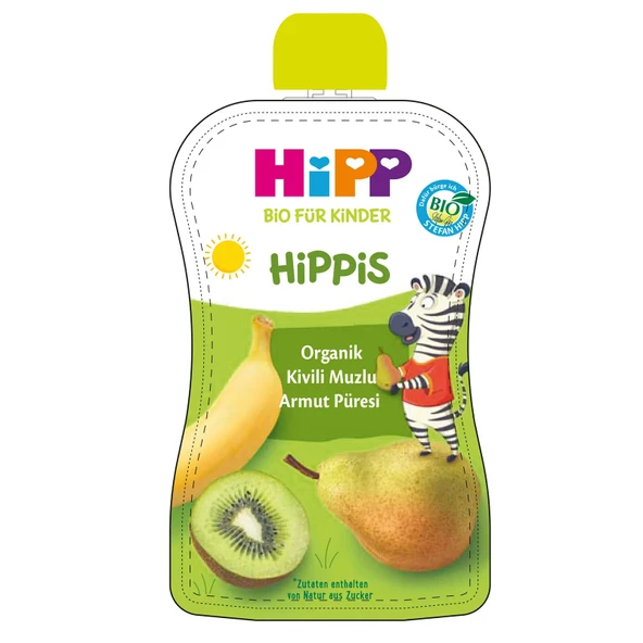 Hipp Organik Kivili Muzlu Armut Püresi 100 Gr - 3